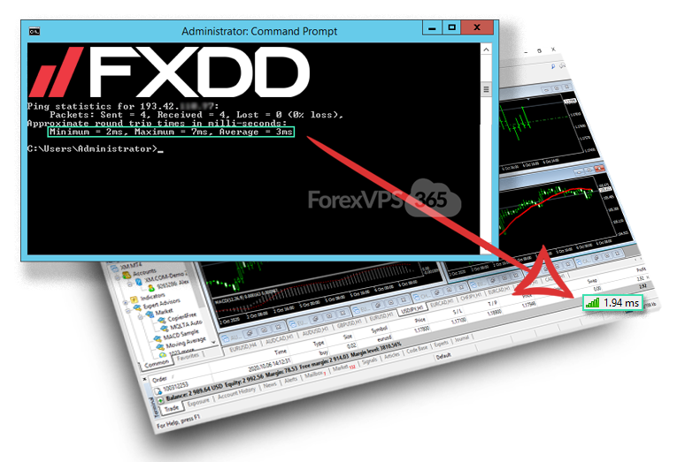 Professional Forex VPS Hosting for FXDD broker