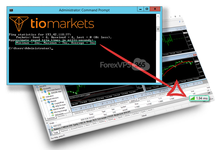 Professional Forex VPS Hosting for TIO Markets broker